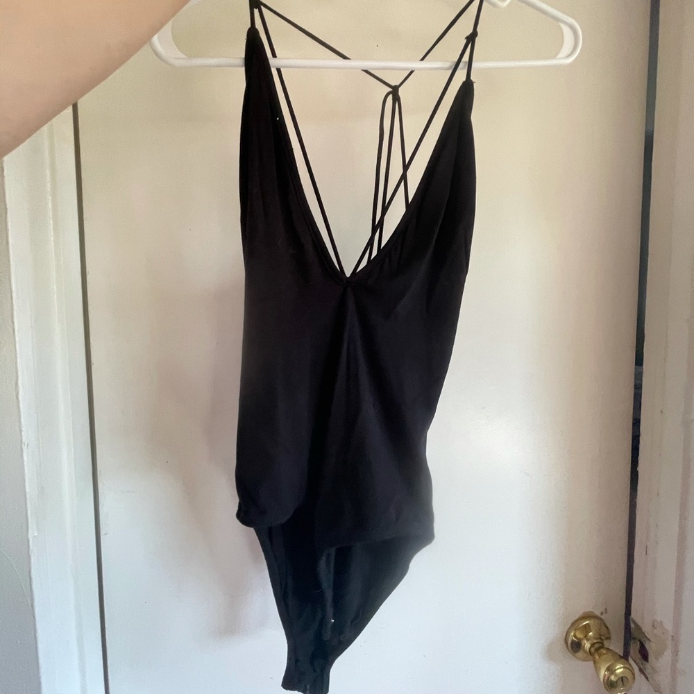 Urban outfitters deep V bodysuit